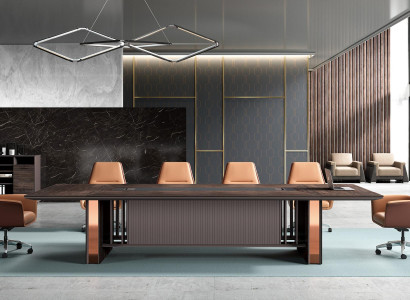 Konferenztisch Tisch Besprechungstisch Meeting Tische 6 Sessel 7tlg. Garnitur